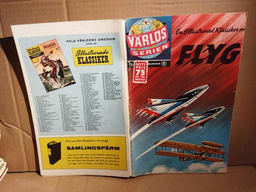 Världsserien 1960 nr 1 Flyg. Very Fine