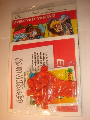 KALLE ANKA & Co I ORIGINAL PLAST leksak 2000 19 KOMPISBALLO