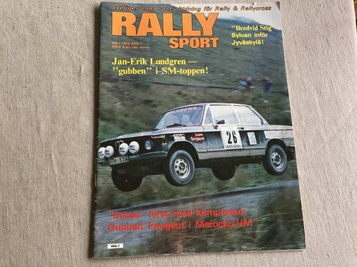 RALLYSPORT NR 7 1976 RALLYCROSS,RALLY,MAROCKO RALLYT,STISSE,JAN ERIK LUNDGREN