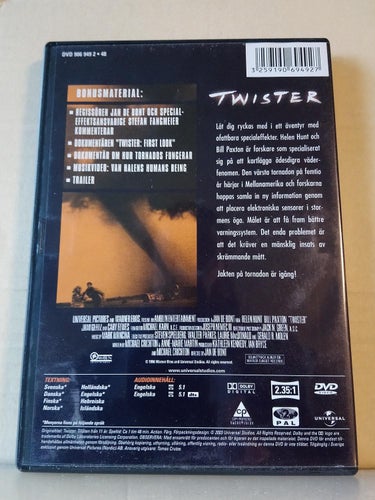 Twister : Special edition, Dvd