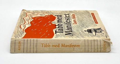 Tåbb med manifestet av Lars Ahlin (Dedikation av författaren)