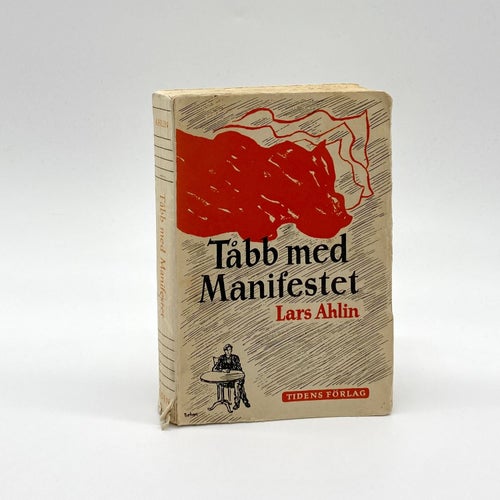 Tåbb med manifestet av Lars Ahlin (Dedikation av författaren)
