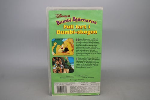 Disney Bumbi-Björnarna Fullfart i Bumbi-skogen - Svenskt tal - VHS