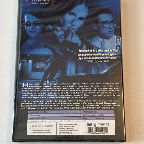 Silver man (Paul Popowich, 2003). Inplastad DVD