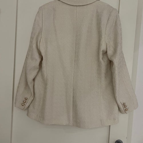 H&M beige kavaj, storlek 44
