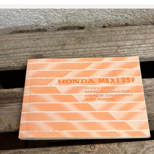 HONDA MBX125F BROSCHYR (d1)