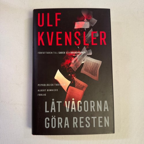 Låt vågorna göra resten Ulf Kvensler thriller nominerad Årets bok 2025