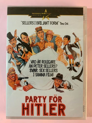 PARTY FÖR HITLER (1974) NY inplastad DVD Svensk text, Sex Sellers i samma film!