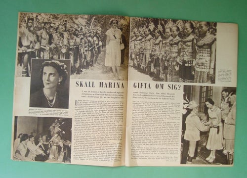 Vecko-Journalen 1953-1. Carl Johan Bernadotte på framsidan.