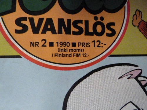 PELLE SVANSLÖS, NR 2-1990, TIDNING