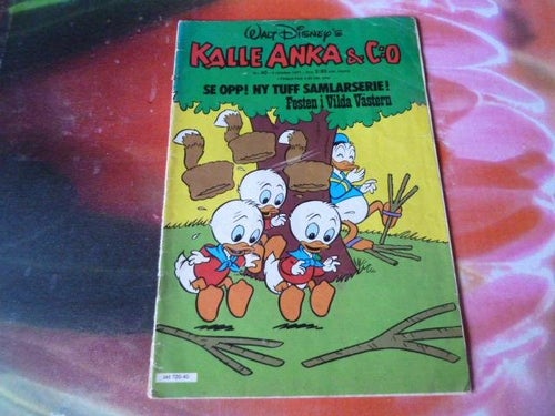 KALLE ANKA & CO, NR 40-1977, TIDNING