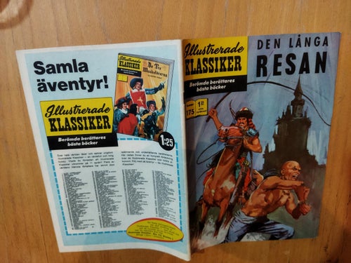 Illustrerade klassiker nr 175 Den långa resan. Very Fine
