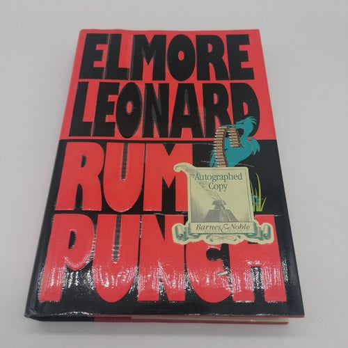 Elmore Leonard - Rum Punch - First US Edition 1992 - Signerad