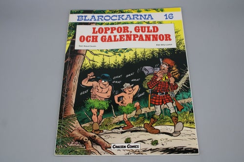 Blårockarna 16 : Loppor, guld och galenpannor - 1:a upplagan 1992