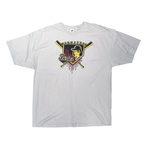 Tee Fury Manhattan Furies Grey Tshirt, Baseball, XXLarge
