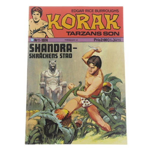 Korak : Tarzans son - 1974 - NR 1 - Shandra skräckens stad