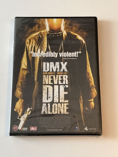 Never die alone (DMX & Michael Ealy, 2004). Inplastad DVD