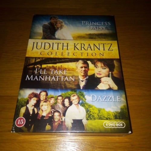 Judith Krantz Collection,3 filmer- Princess Daisy, I'll Take Manhattan, Dazzle -