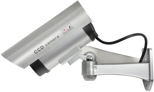 Bevakningskamera med LED och batteridrift fake dummy