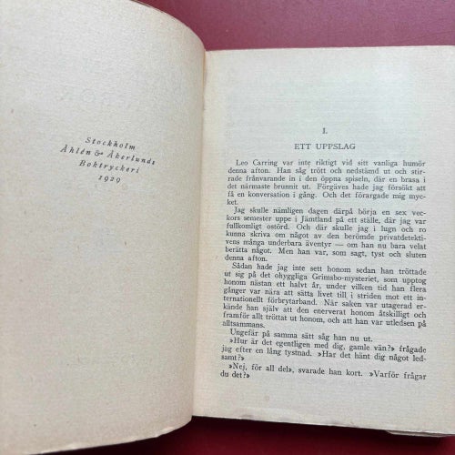 DOKTOR SMIRNOS DAGBOK Detektivroman av S. A. Duse 1929