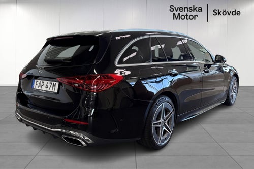 Mercedes-Benz C 300 T e AMG Line | Panorama | Drag | Värmare | PHEV 313 hk | 107