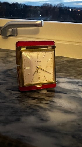 Vintage Resväckarklocka Europa 2 Jewels