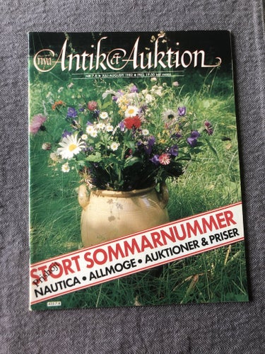 Antik & Auktion 7-8/1982 - Special om nautica, gul Höganäskeramik m m