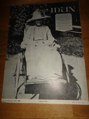 Idun nr31 1927 kungligt Drottning Victoria, Ånhammar Säter Gnesta,