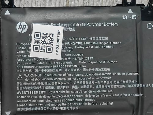 Parti med laptopbatterier – HP, Dell & Asus – Flera modeller