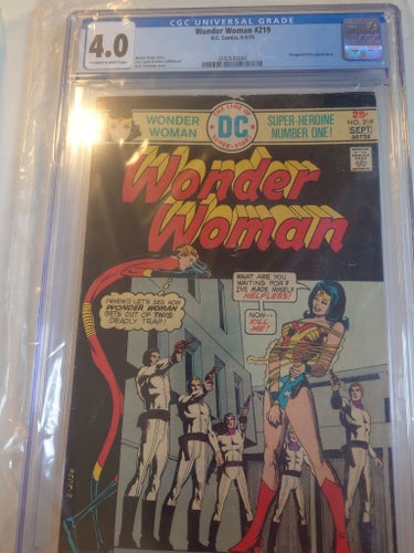 Wonder Woman #219 av Martin Pasko, 1975