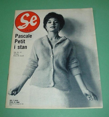 SE nr 7 1959 - Pascale Petit, bandy, S. MacLaine, Tossseryd