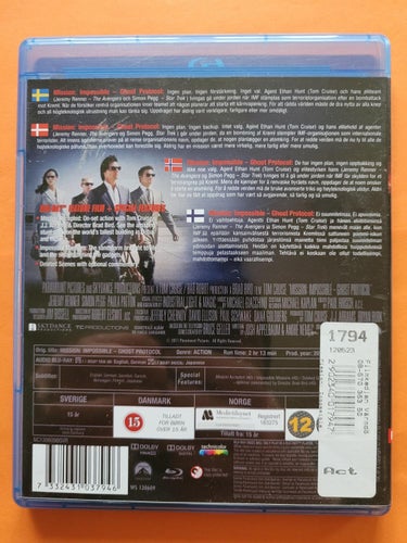 Mission impossible - Ghost protocol - Blu-ray