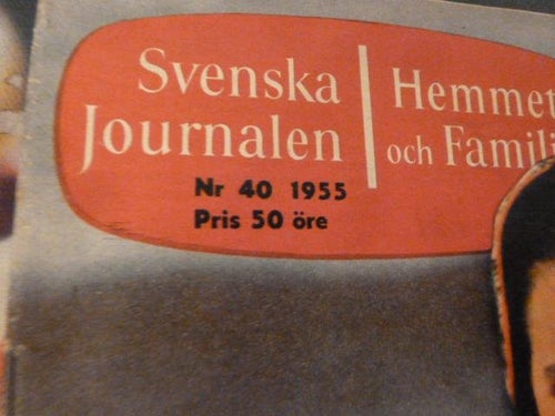 SVENSKA JOURNALEN, NR 40 - 1955, TIDNING