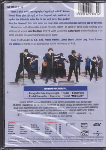 DVD / Blues Brother 2000 / Dan Aykroyd, John Goodman / Ny & Inplastad