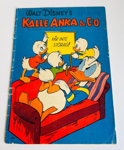 Walt Disney´s Kalle Anka & C:o  x 2 . Nr 24 & 29 - 1959