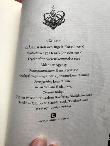 PAX 6 NÄCKEN Åsa Larsson Ingela Korsell 2016