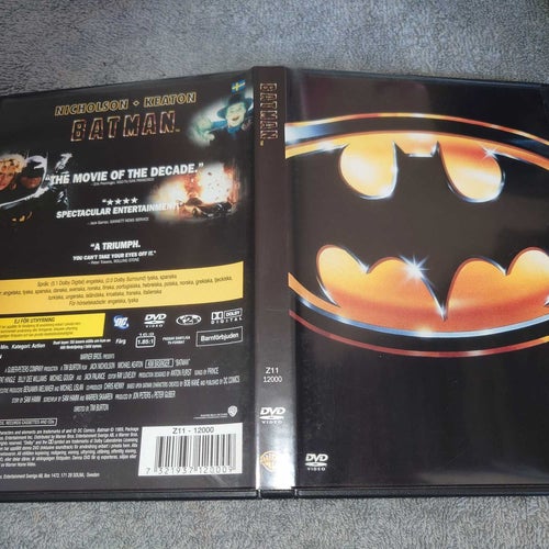 Batman (av Tim Burton med Michael Keaton, Jack Nicholson)