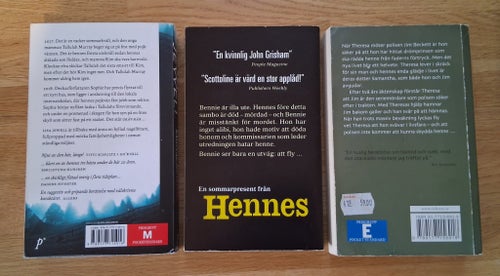 Bokpaket deckare/Natten Tallulah Murray försvann/En ond man/En hotad kvinna