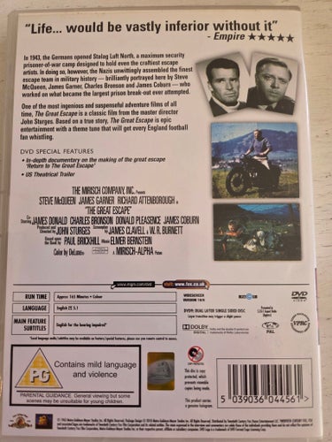 The Great Escape (1963) - Steve McQueen - Limited Edition DVD