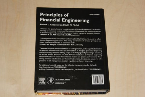 Principles of Financial Engineering av Robert L. Kosowski och Salih N. Neftci,