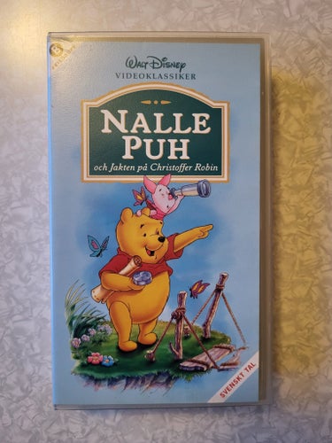 Nalle Puh och jakten på Christoffer Robin / VHS-Kassett, 1997 / Mycket Bra Skick