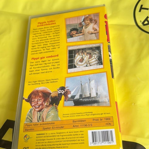 Pippi Långstrump efter Astrid Lindgrens bok - VHS