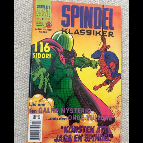 Spindel Klassiker Nr 2/92 - 116 sidor, gott skick