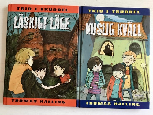 Trio i trubbel LÄSKIGT LÄGE + KUSLIG KVÄLL Thomas Halling