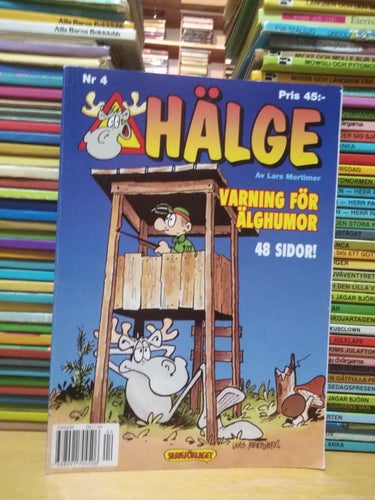 Hälge 1995 nr 4 Varning för älghumor. Very Good plus