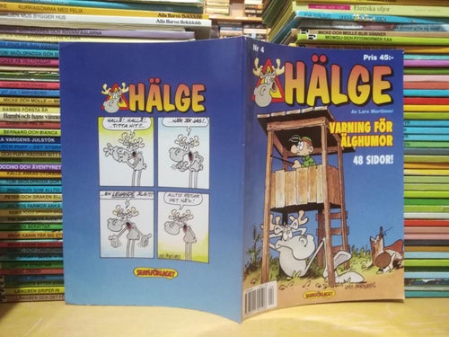 Hälge 1995 nr 4 Varning för älghumor. Very Good plus