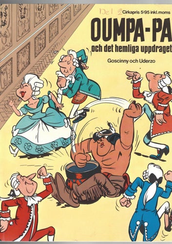 Oumpa pa album Hemliga Uppdraget skick fn-vf