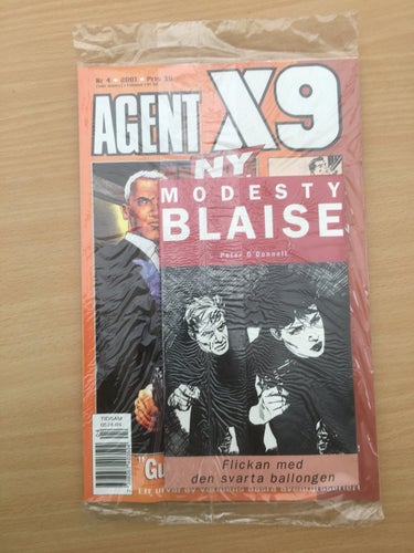 Agent X9 Nr 4 2001 - Modesty Blaise bok: Flickan med den svarta ballongen