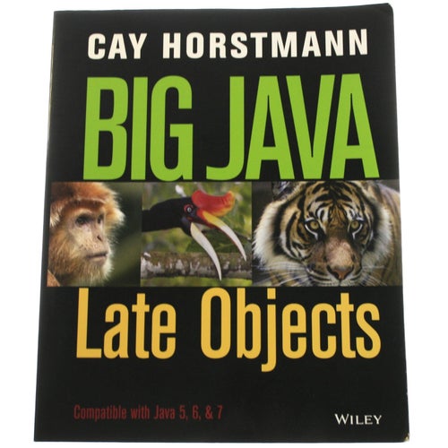 Cay Horstmann - Big Java : Late Objects