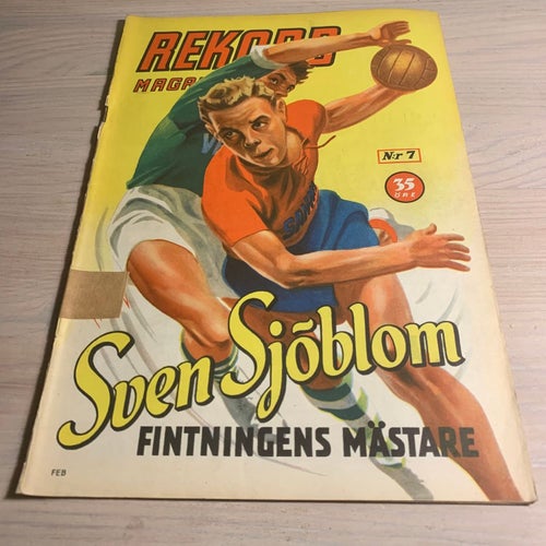 Tidningen Rekord Rekordmagasinet 1950 nr 7 - (baksidan saknas)